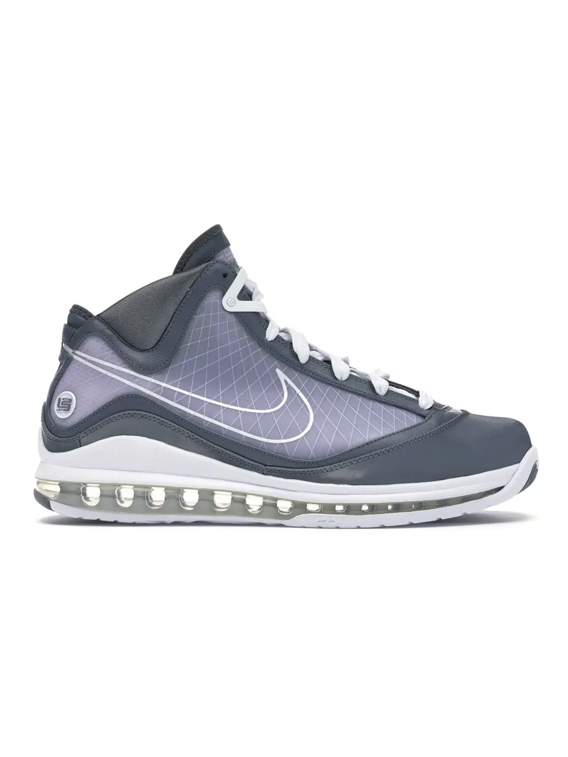 Мужские кроссовки для баскетбола Nike LeBron 7 — изображение 1 из 4, серый/серый-белый
