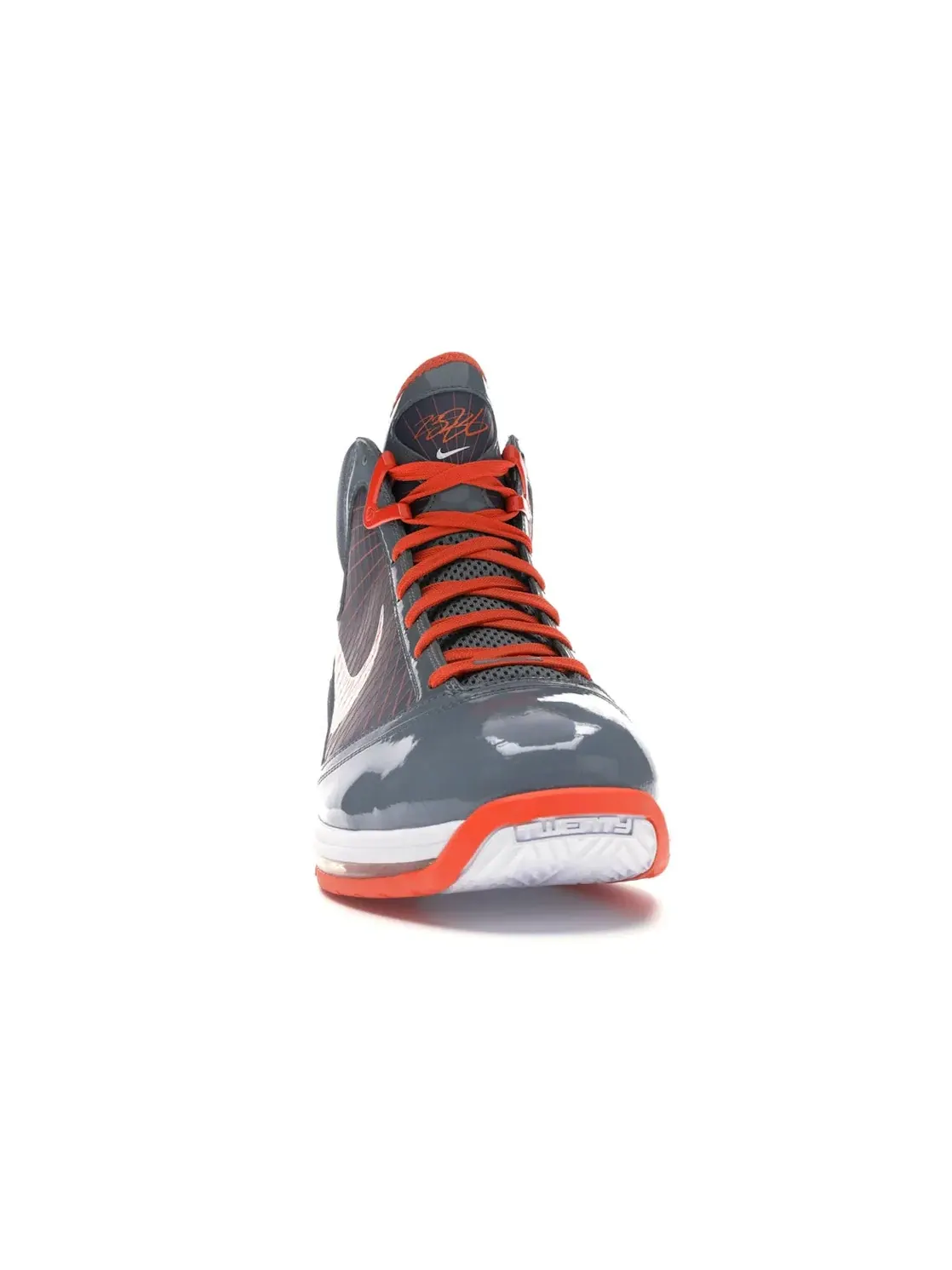 Мужские кроссовки для баскетбола Nike LeBron 7 Nike — изображение 2 из 4, серый оранжевый-белый