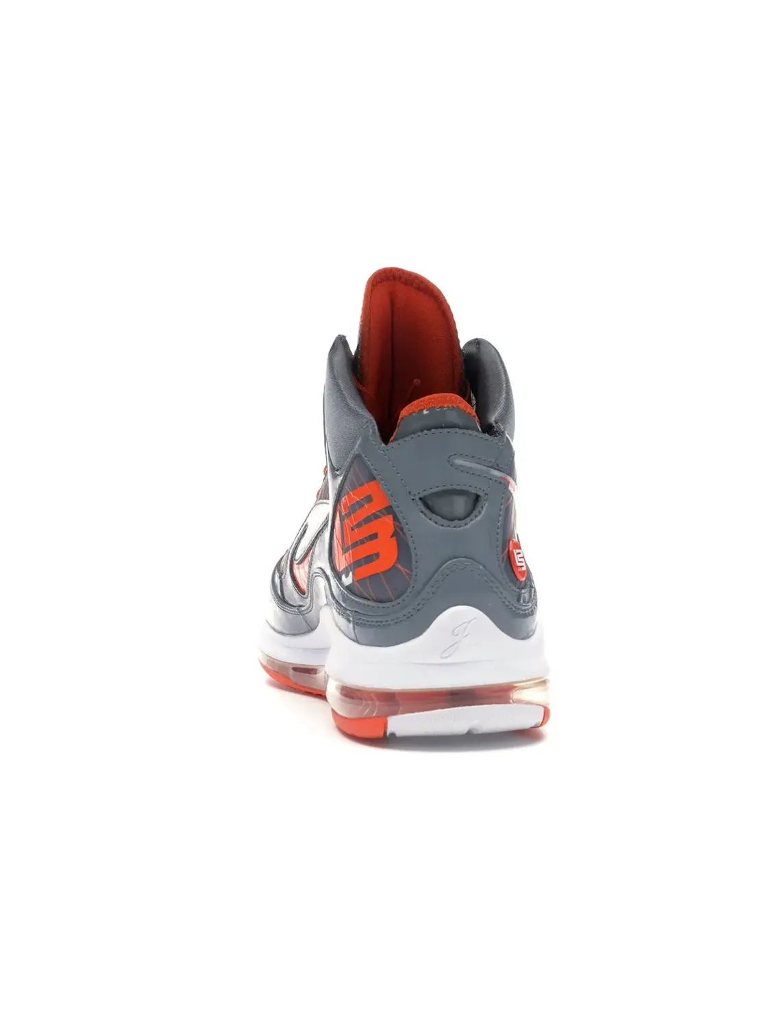 Мужские кроссовки для баскетбола Nike LeBron 7 Nike — изображение 4 из 4, серый оранжевый-белый