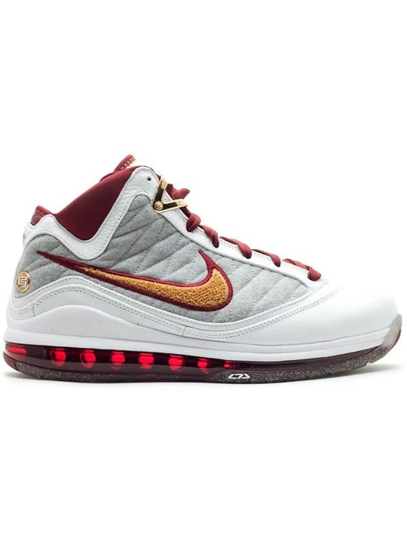 Мужские кроссовки для баскетбола Nike LeBron 7 PS MVP — изображение 1 из 1, белый/-красный-серый