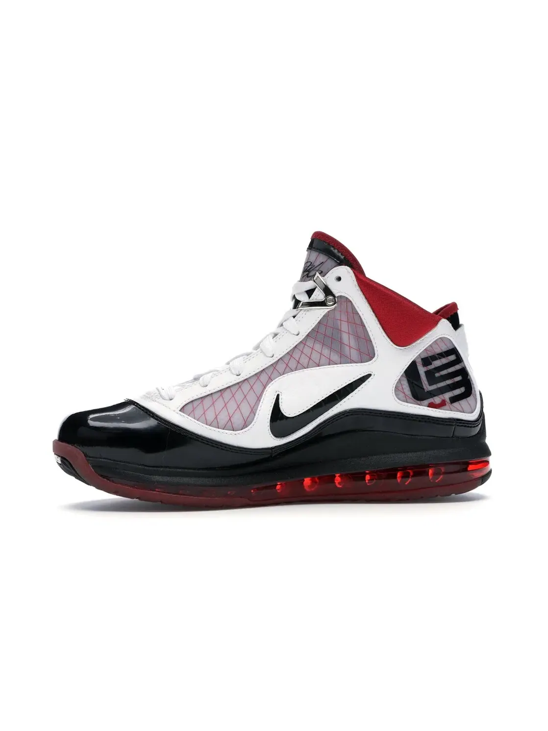 Мужские кроссовки Nike LeBron 7 — изображение 3 из 4, белый/черный-красный