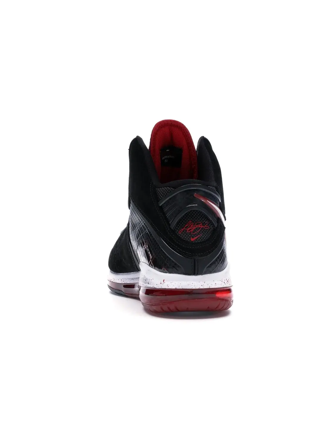 Мужские кроссовки баскетбольные Nike LeBron 8 — изображение 4 из 4, черный/белый-красный