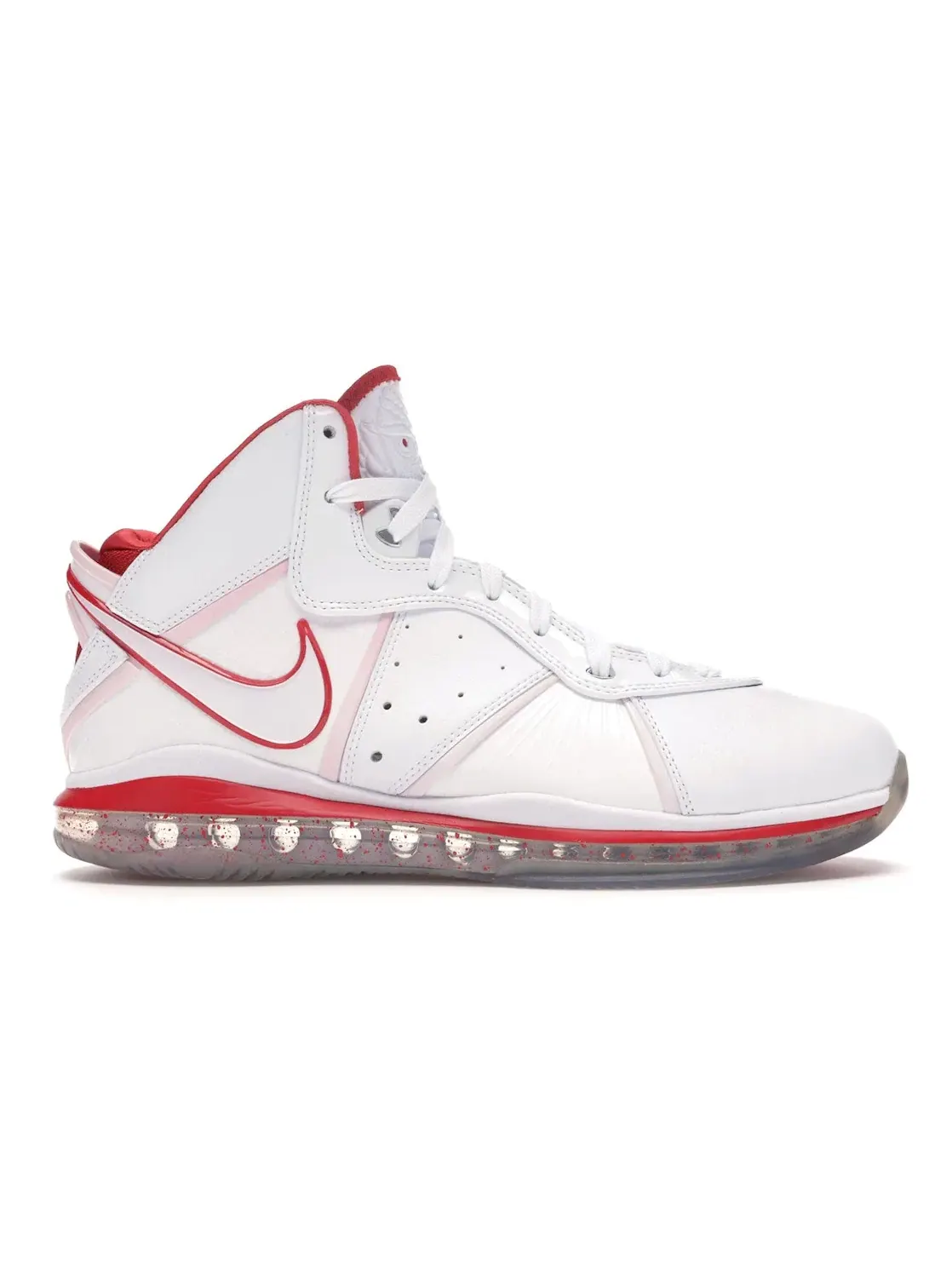 Мужские кроссовки Nike LeBron 8 — изображение 1 из 4, белый/белый-красный