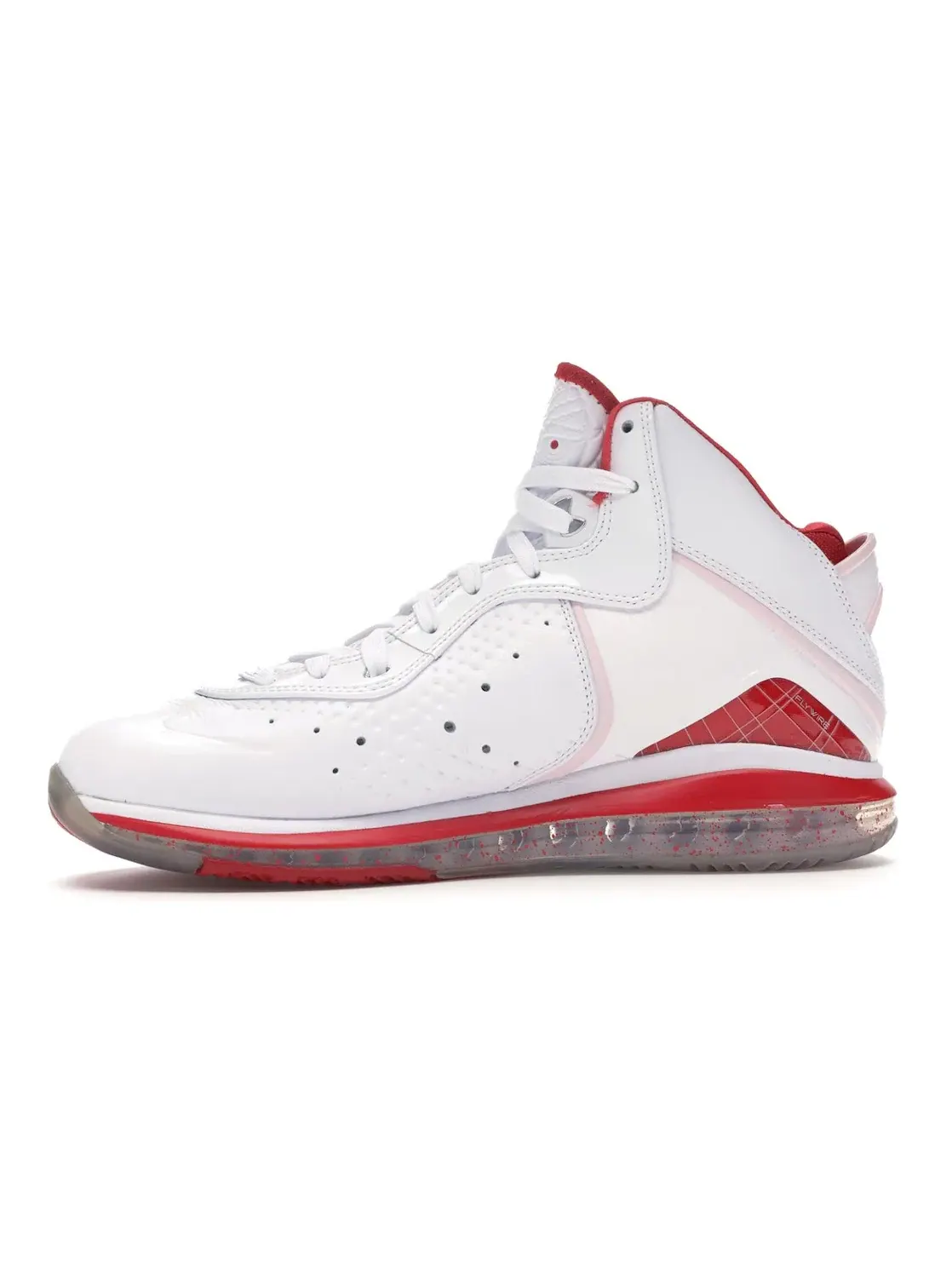 Мужские кроссовки Nike LeBron 8 — изображение 3 из 4, белый/белый-красный