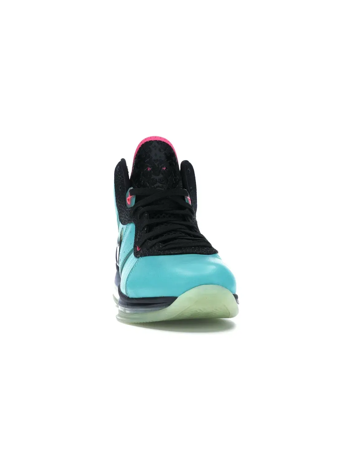 Мужские баскетбольные кроссовки с поддержкой Nike LeBron 8 — изображение 2 из 4, черный-розовый-зеленый