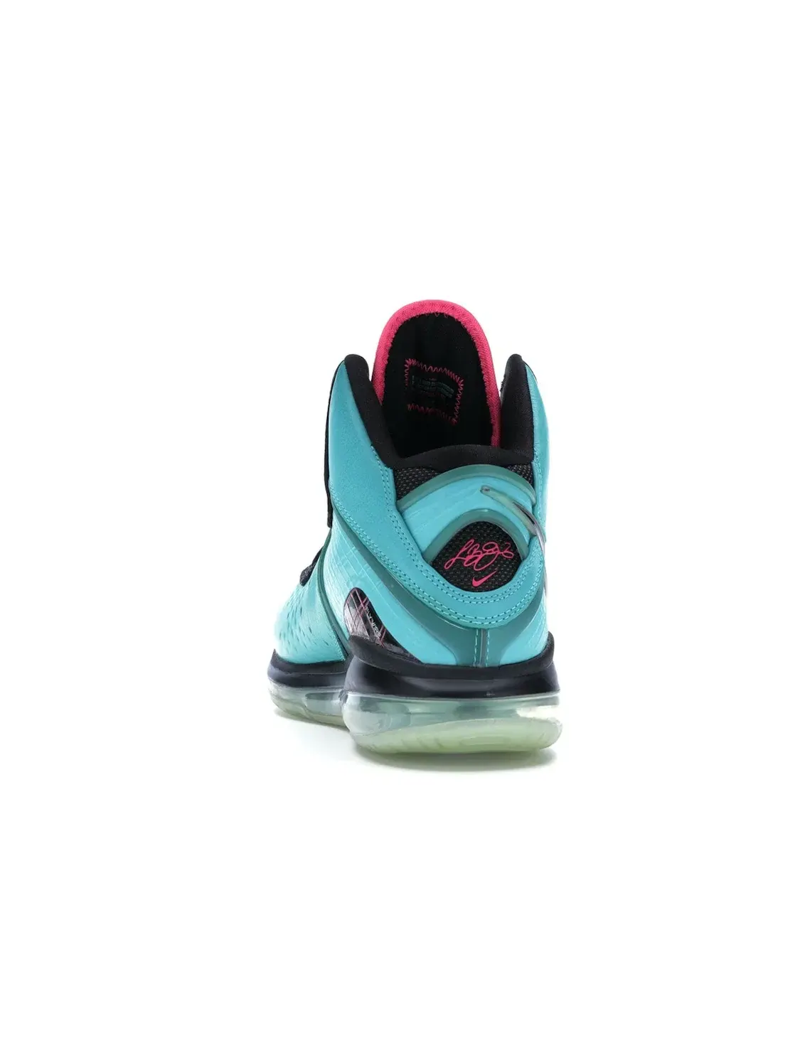 Мужские баскетбольные кроссовки с поддержкой Nike LeBron 8 — изображение 4 из 4, черный-розовый-зеленый