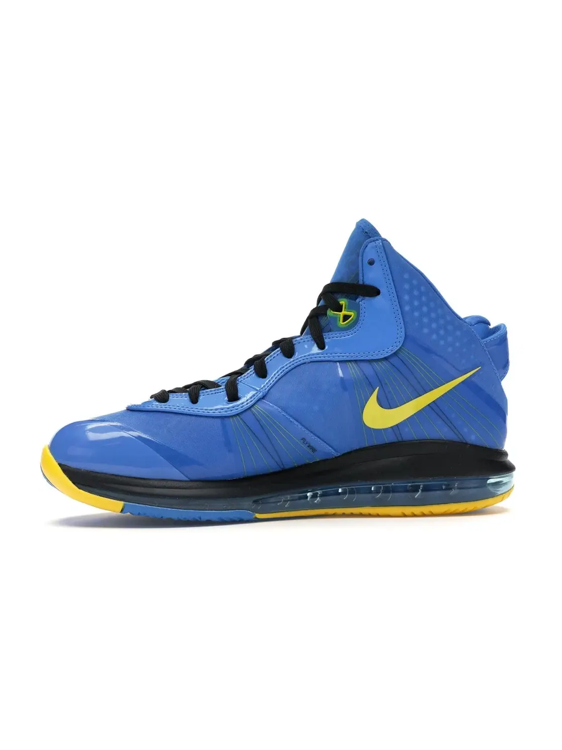 Мужские кроссовки для баскетбола Nike LeBron 8 V/2 — изображение 3 из 4, синий/черный-желтый