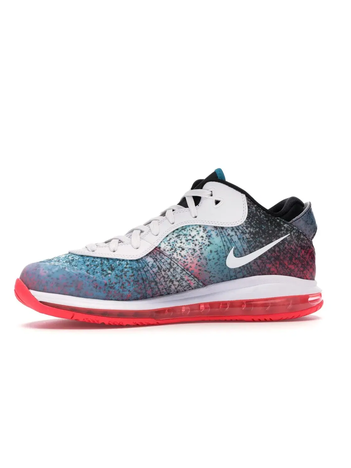 Мужские кроссовки для баскетбола Nike LeBron 8 V/2 Low — изображение 3 из 4, белый/красный-синий