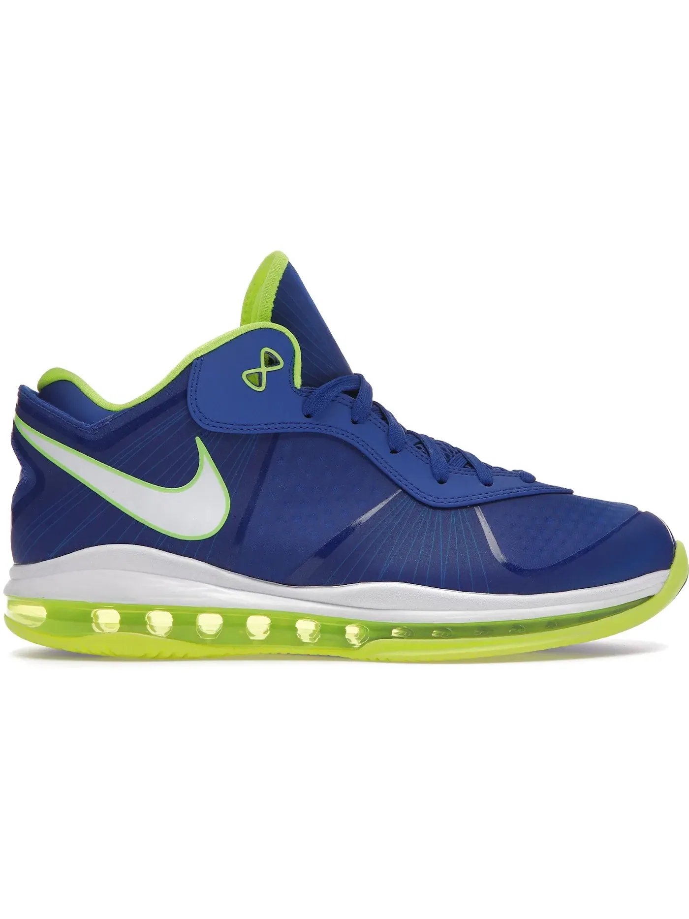 Мужские кроссовки для баскетбола Nike LeBron 8 V/2 Low — изображение 1 из 1, синий/белый-черный