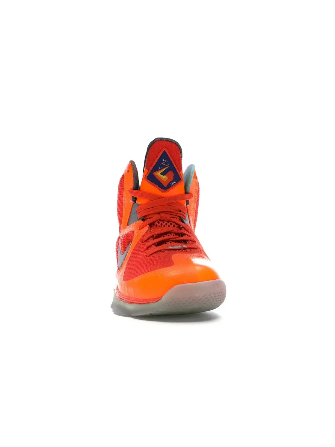 Детские кроссовки для мальчиков с дышащим верхом Nike LeBron 9 Nike — изображение 2 из 4, металлик серебристый