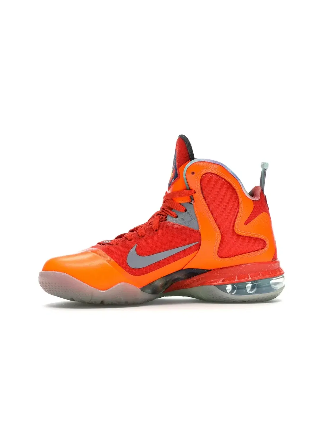 Детские кроссовки для мальчиков с дышащим верхом Nike LeBron 9 Nike — изображение 3 из 4, металлик серебристый