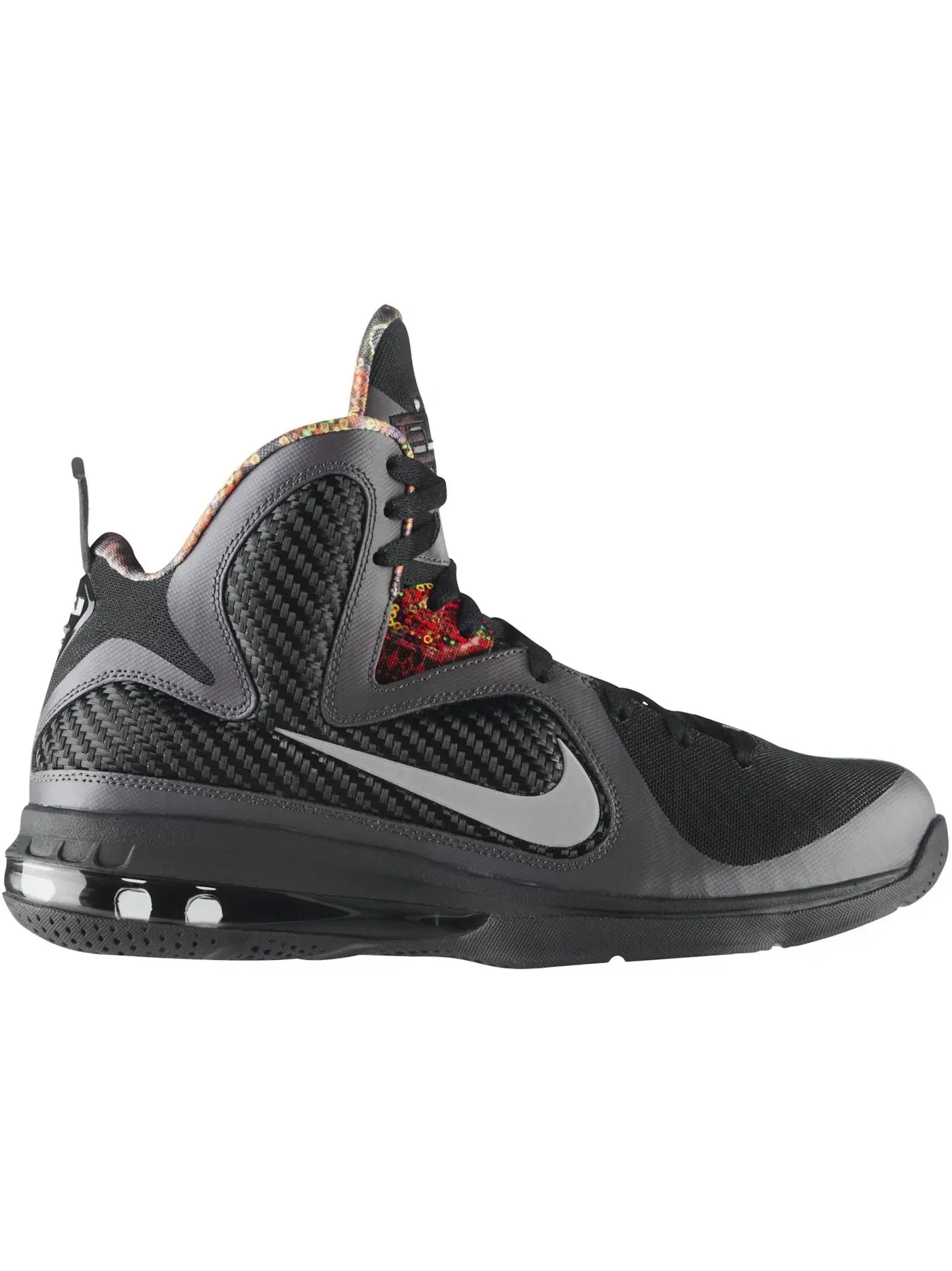 Мужские кроссовки с высокой посадкой Nike LeBron 9 — изображение 1 из 1, черный