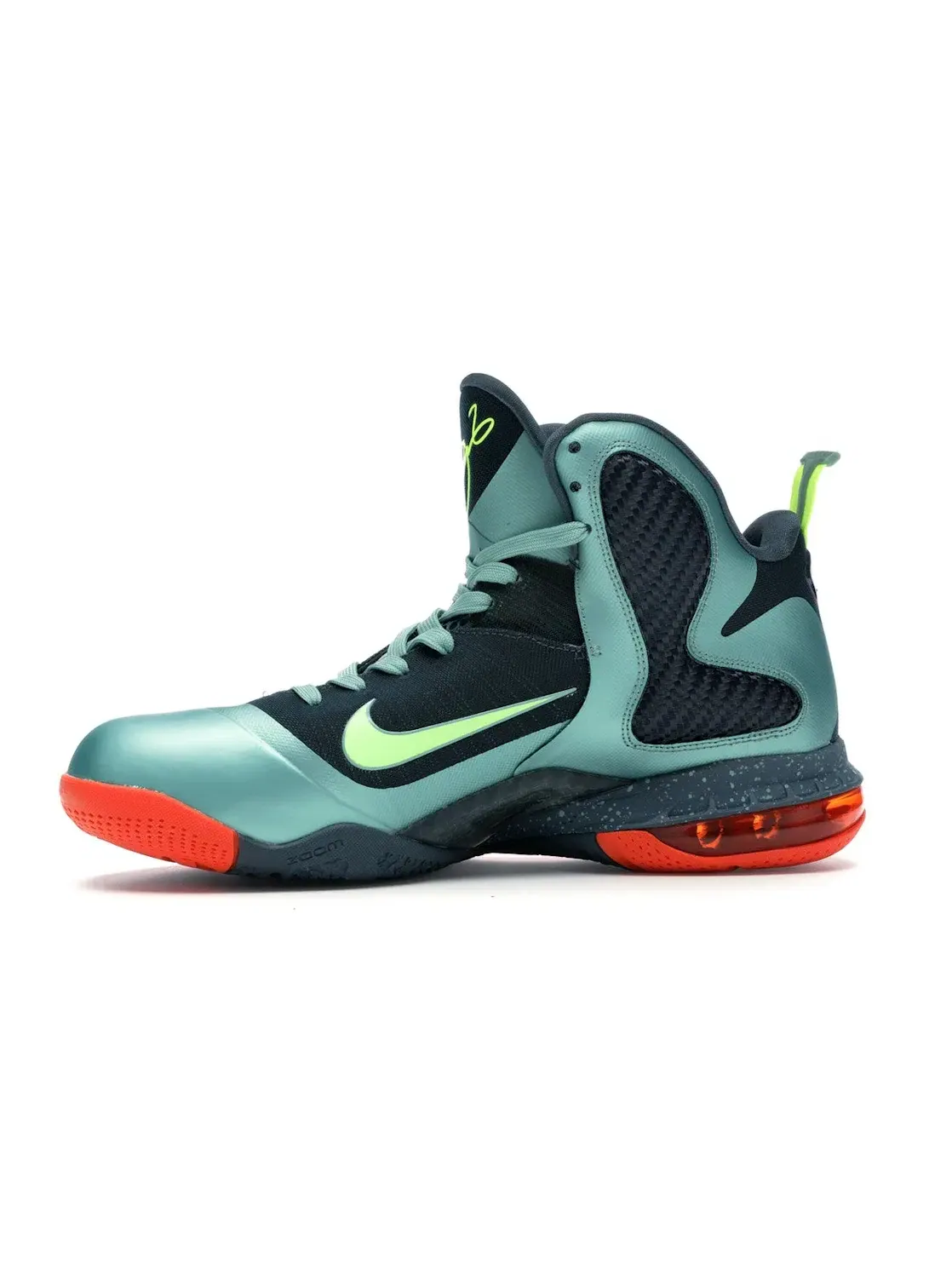 Мужские кроссовки для баскетбола Nike LeBron 9 — изображение 3 из 4, синий-оранжевый