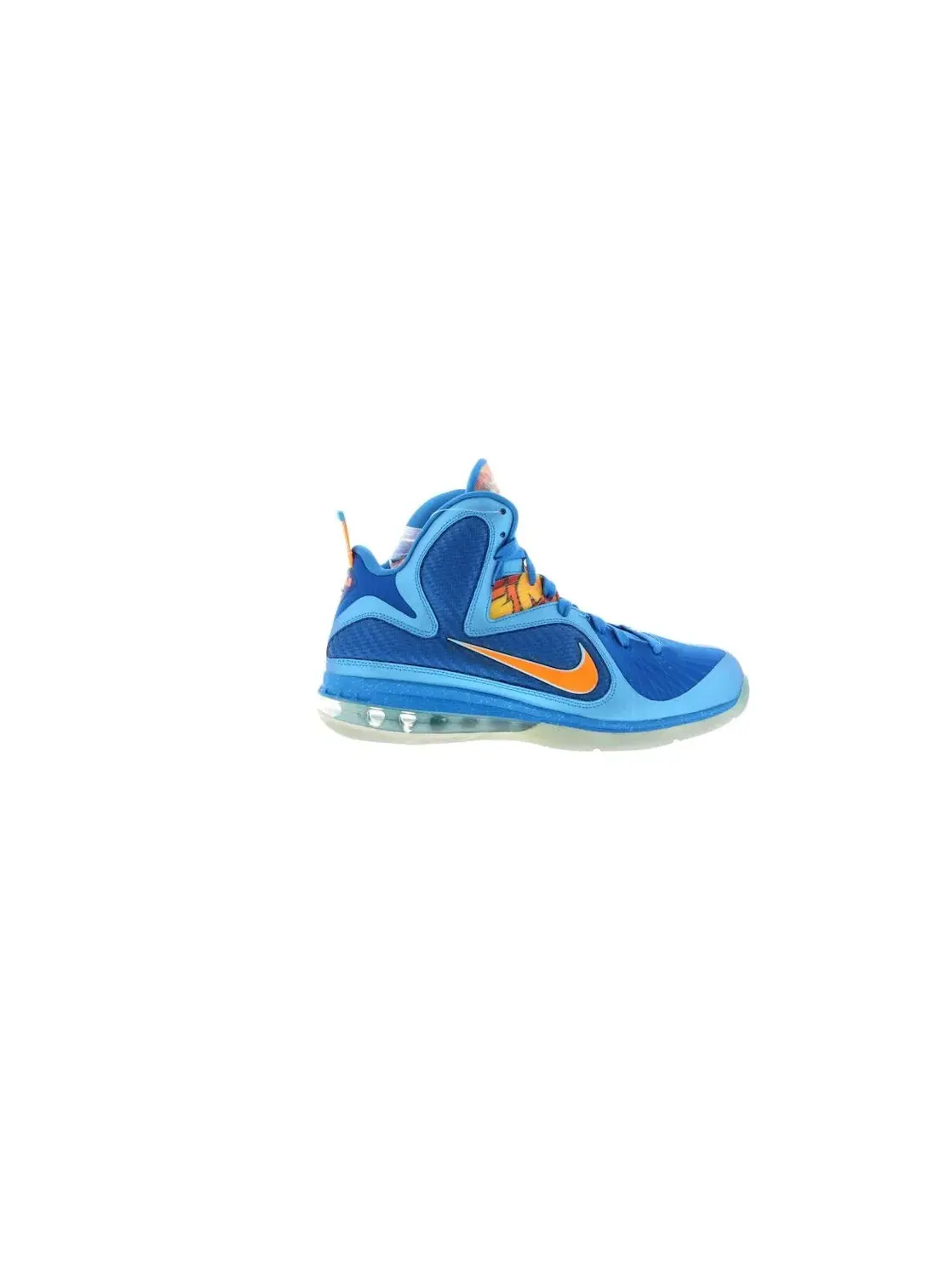 Мужские кроссовки для баскетбола Nike LeBron 9 — изображение 1 из 4, синий/оранжевый-синий