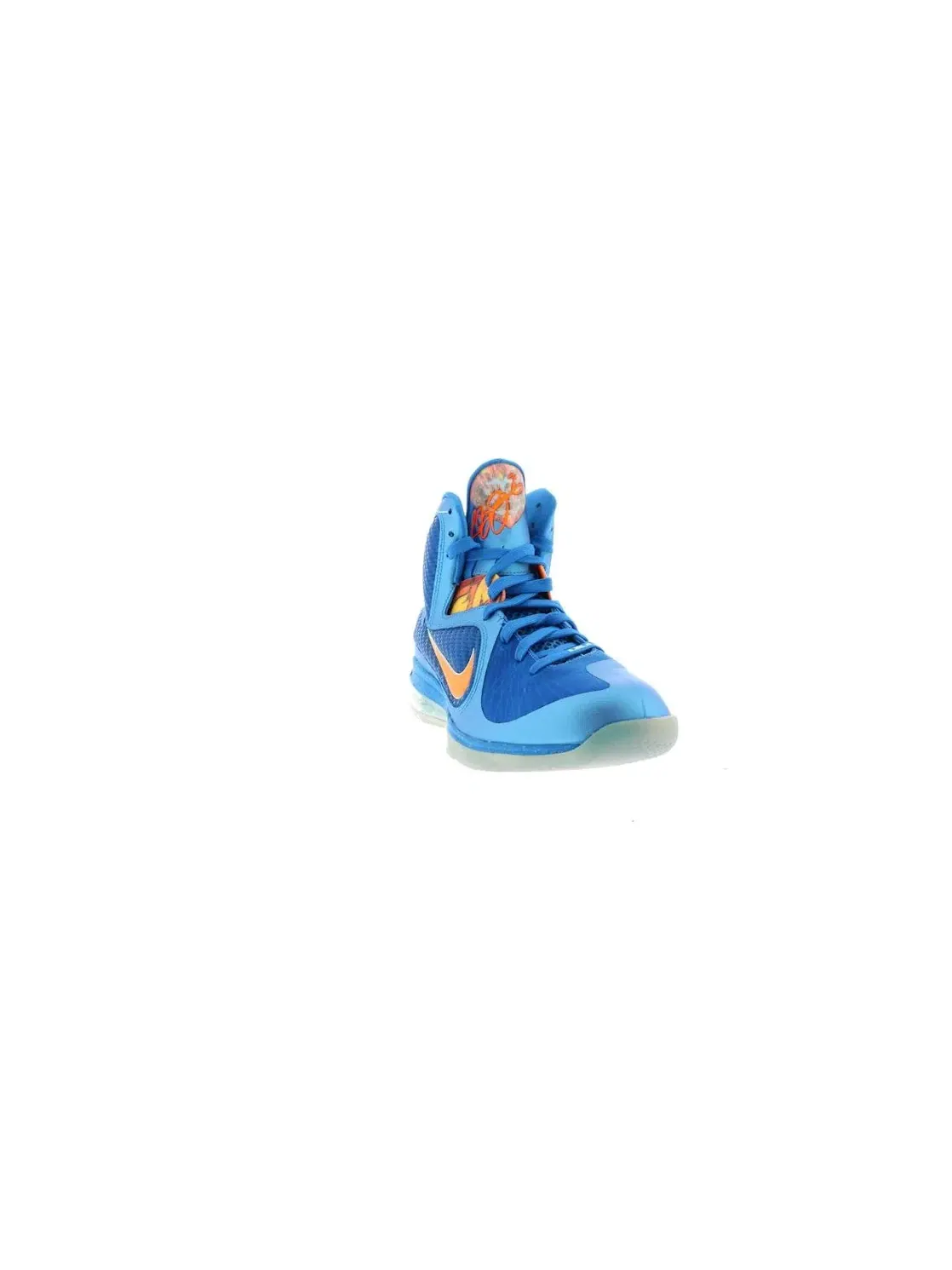 Мужские кроссовки для баскетбола Nike LeBron 9 — изображение 2 из 4, синий/оранжевый-синий