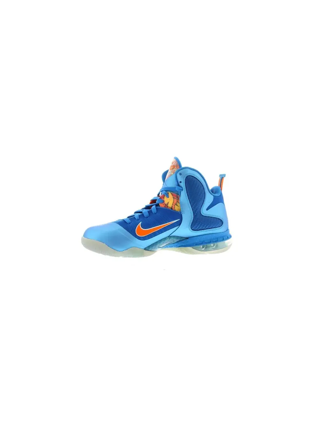 Мужские кроссовки для баскетбола Nike LeBron 9 — изображение 3 из 4, синий/оранжевый-синий