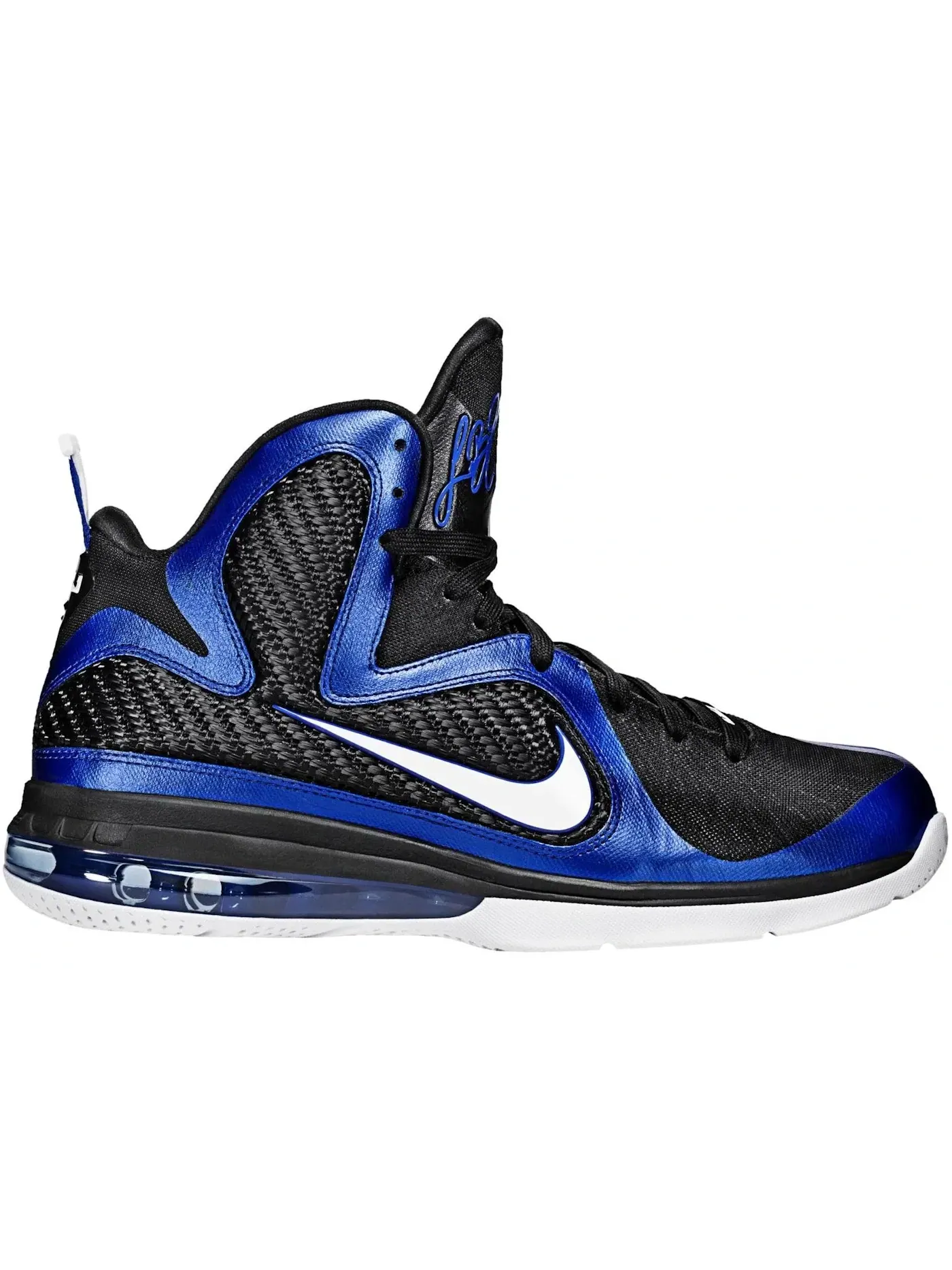 Мужские кроссовки для баскетбола Nike LeBron 9 — изображение 1 из 1, белый-черный
