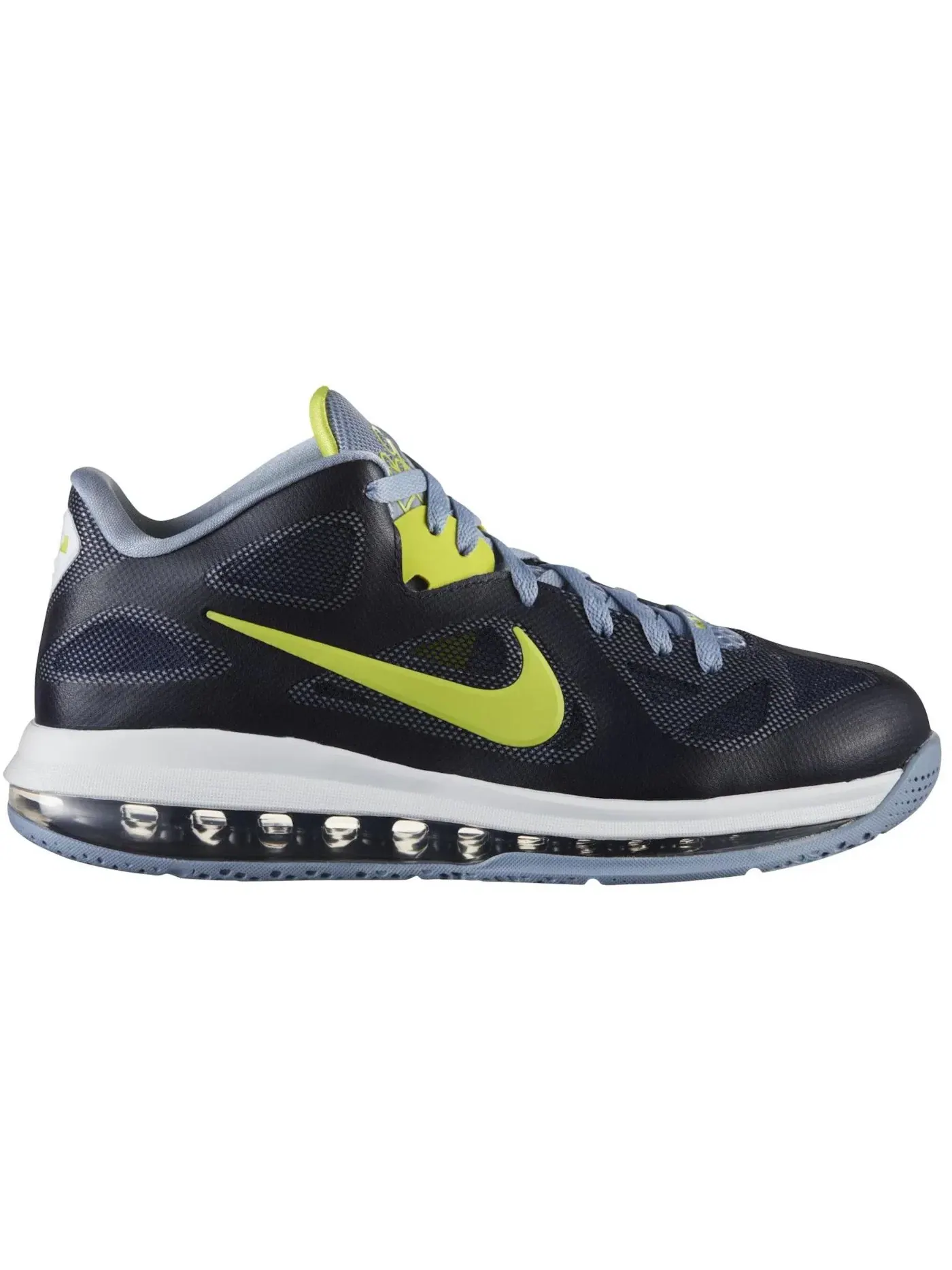 Мужские кроссовки Nike LeBron 9 Low — изображение 1 из 1, белый-синий серый