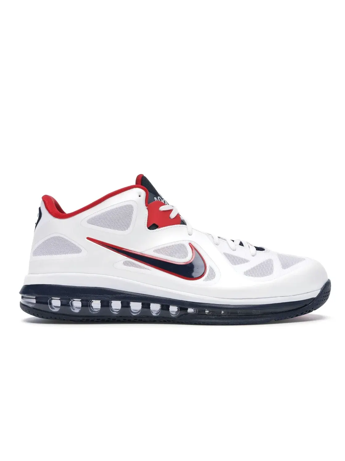 Мужские кроссовки для баскетбола Nike LeBron 9 Low — изображение 1 из 4, белый/красный-красный