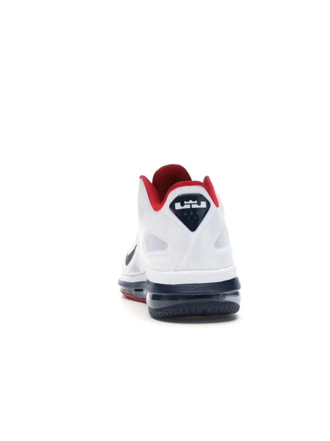 Мужские кроссовки для баскетбола Nike LeBron 9 Low — изображение 4 из 4, белый/красный-красный