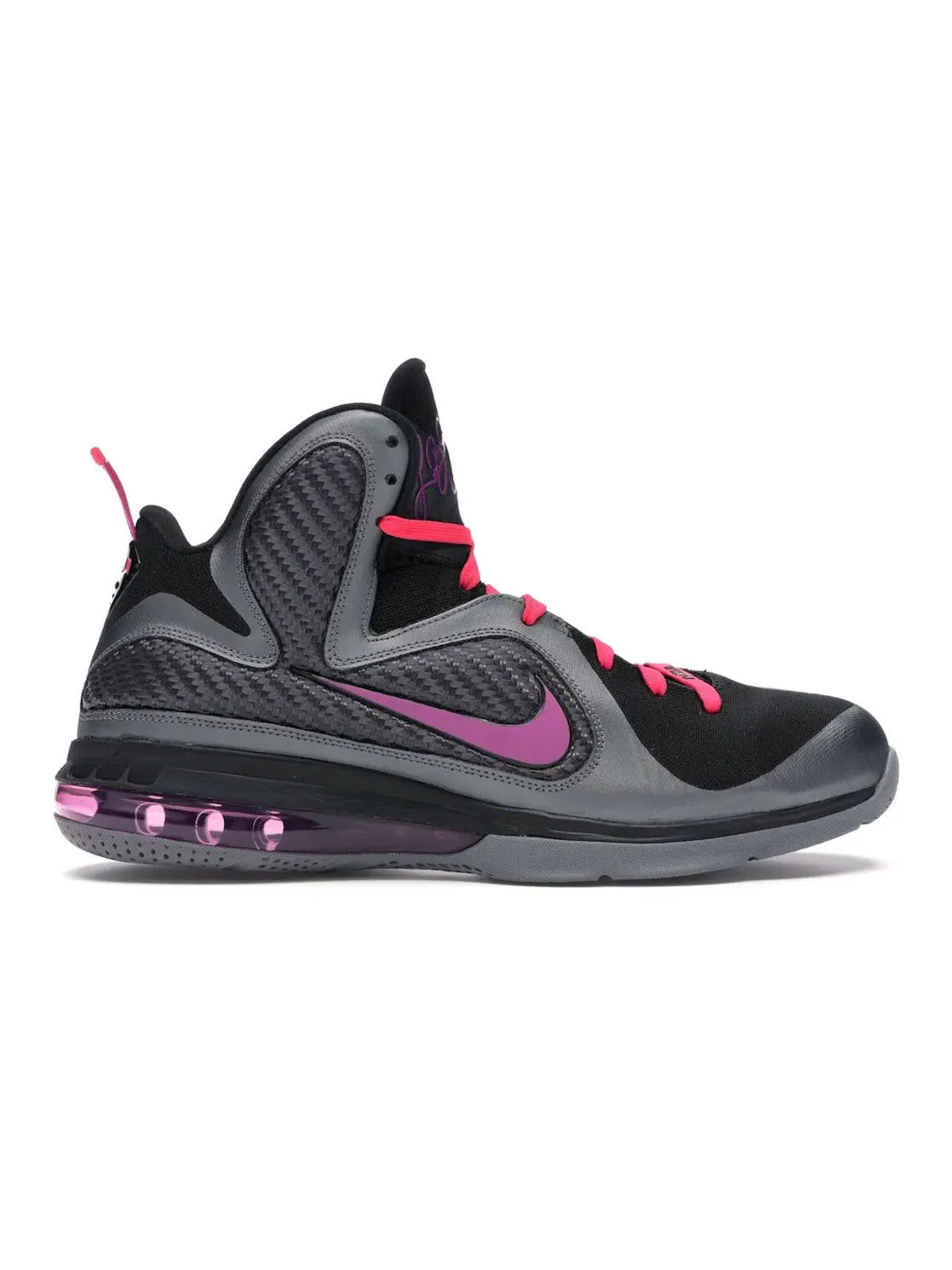 Мужские баскетбольные кроссовки Nike LeBron 9 — изображение 1 из 4, серый черный