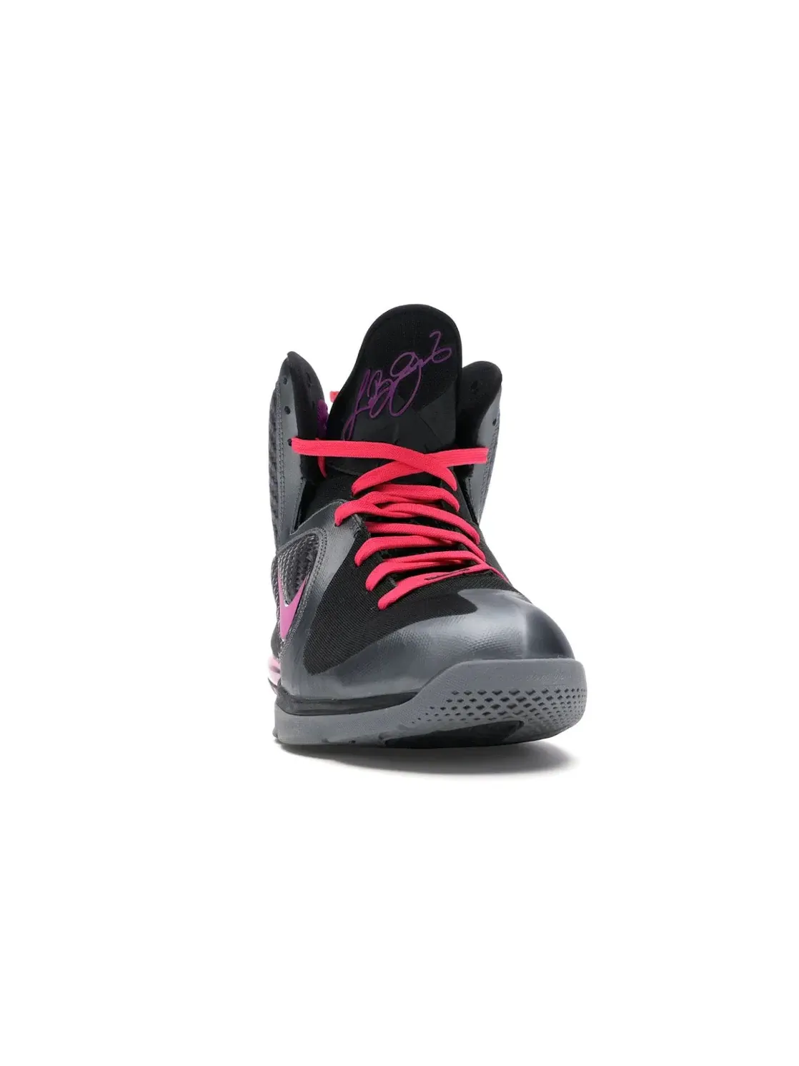 Мужские баскетбольные кроссовки Nike LeBron 9 — изображение 2 из 4, серый черный