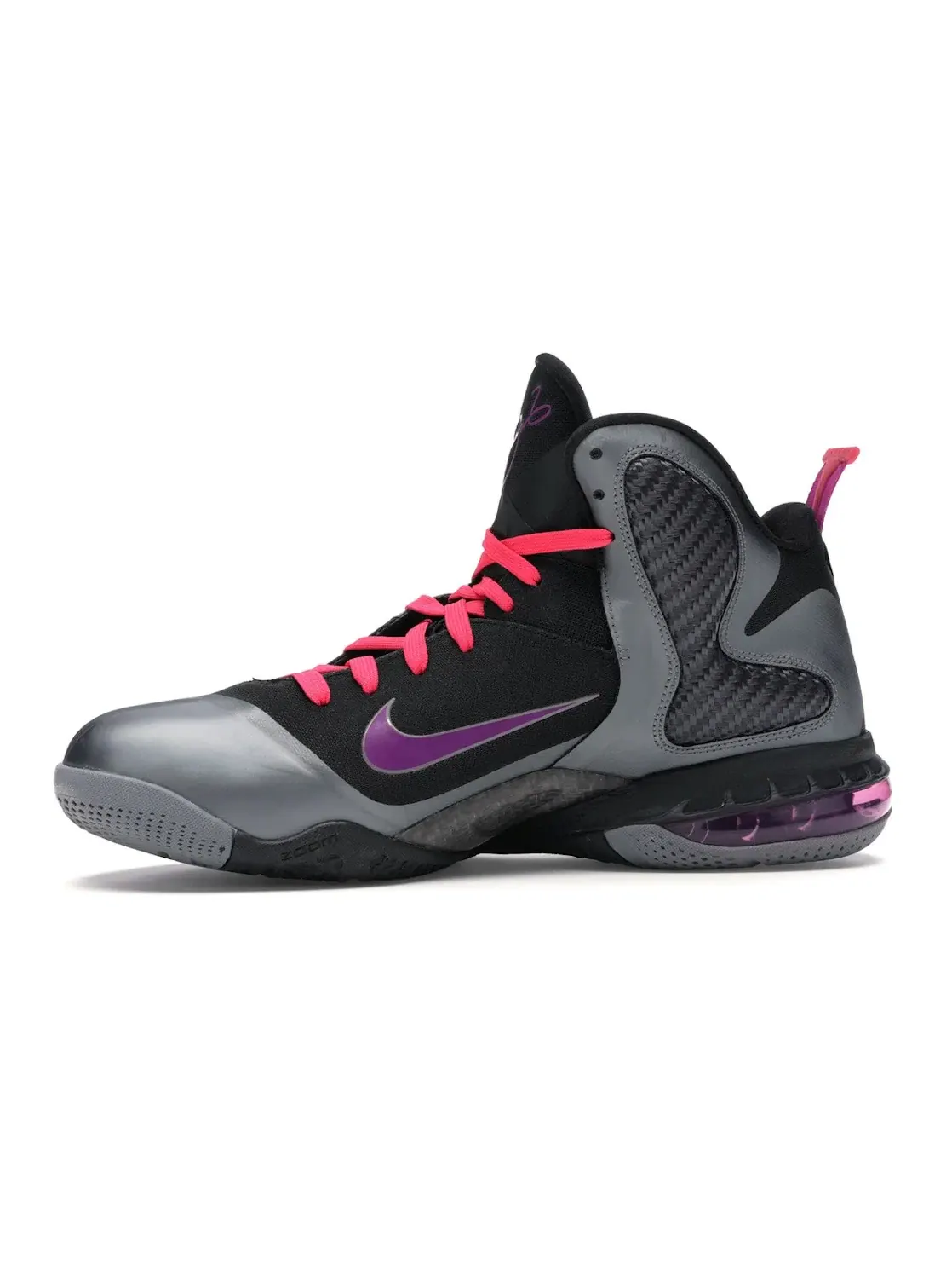 Мужские баскетбольные кроссовки Nike LeBron 9 — изображение 3 из 4, серый черный