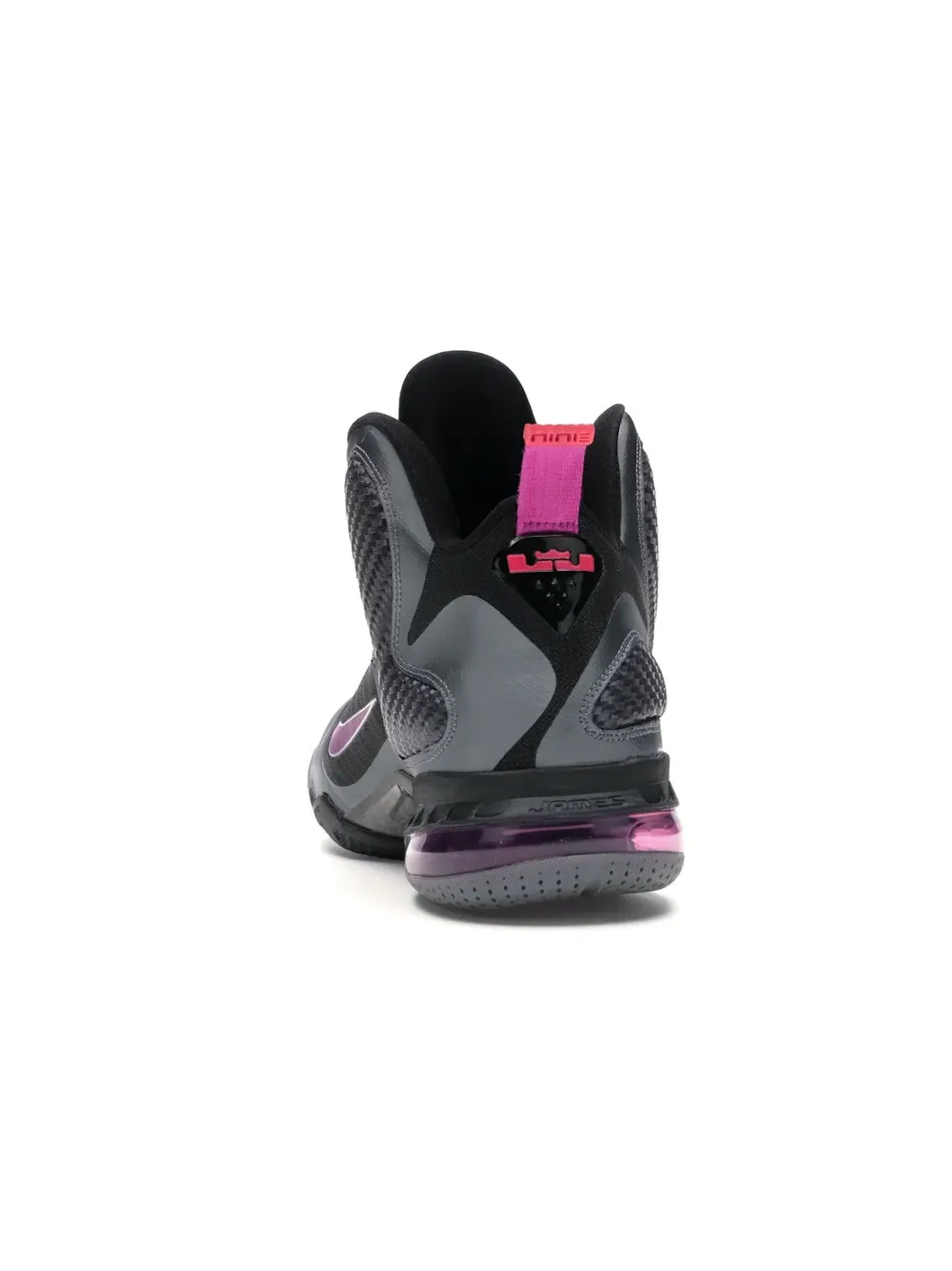 Мужские баскетбольные кроссовки Nike LeBron 9 — изображение 4 из 4, серый черный
