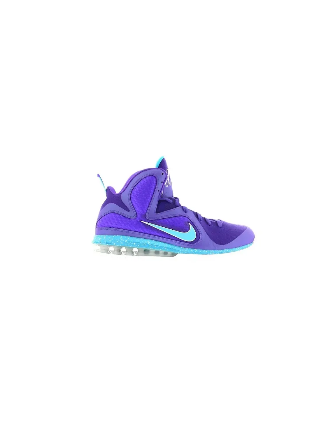 Мужские баскетбольные кроссовки с высокой посадкой Nike LeBron 9 — изображение 1 из 4, фиолетовый/синий-белый