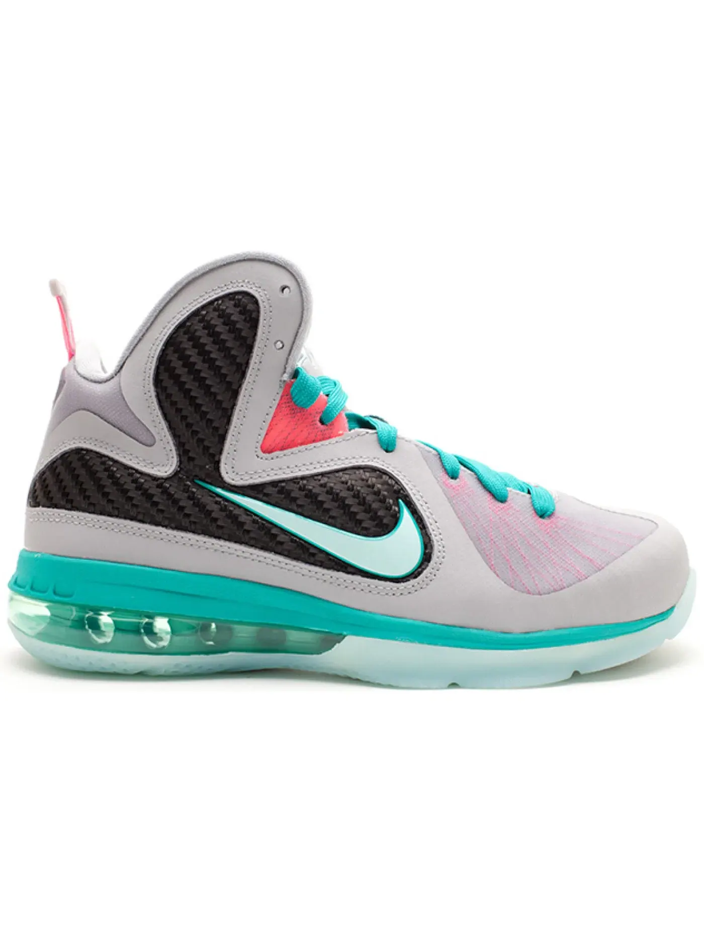 Детские кроссовки для мальчиков с длинным шнурком Nike LeBron 9 — изображение 1 из 1, серый