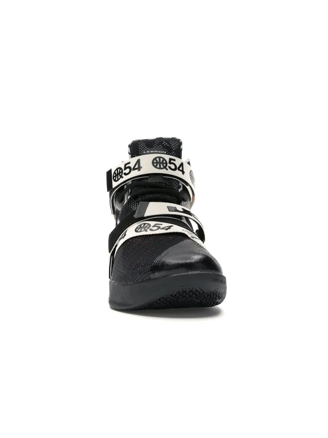 Мужские кроссовки для баскетбола Nike LeBron Soldier 9 — изображение 2 из 4, черный/фиолетовый//белый