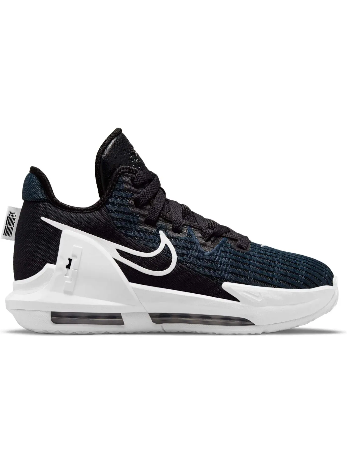 Детские кроссовки для баскетбола LeBron Witness 6 Nike — изображение 1 из 1, черный/темный/белый