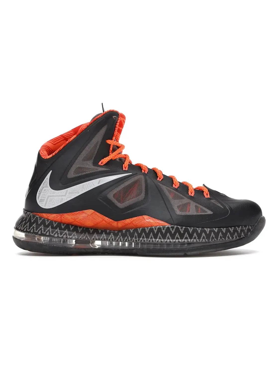 Мужские кроссовки с дизайном Nike LeBron X Nike — изображение 1 из 4, платиновый-серый