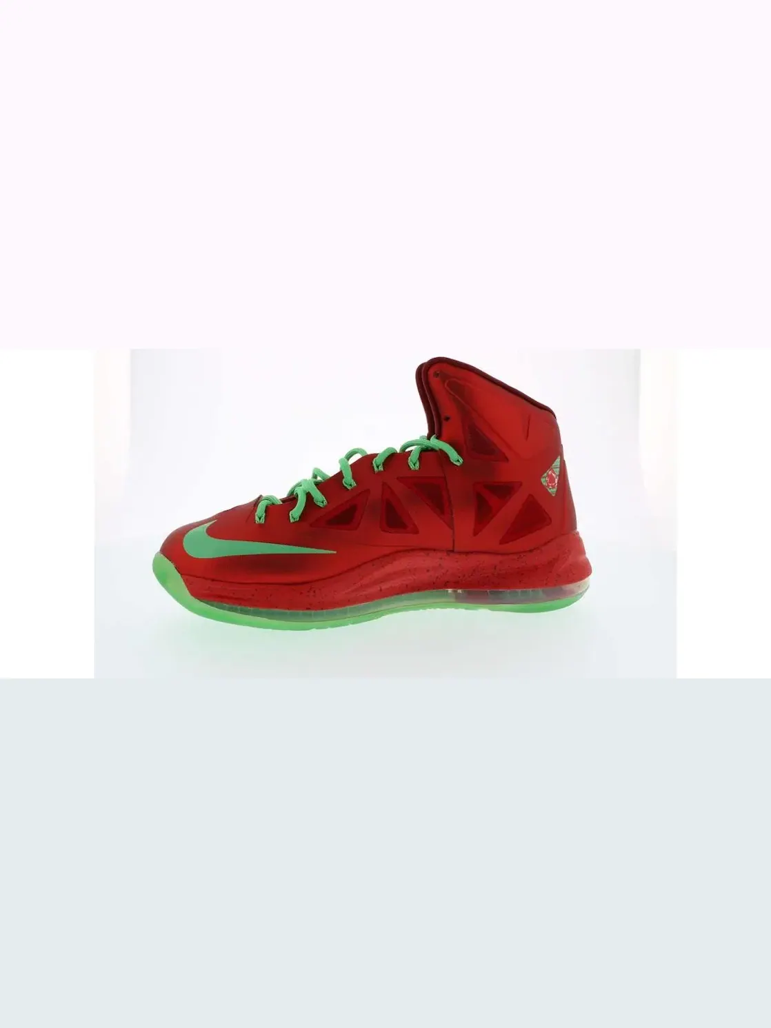 Мужские кроссовки для баскетбола Nike LeBron X — изображение 3 из 4, красный/-красный