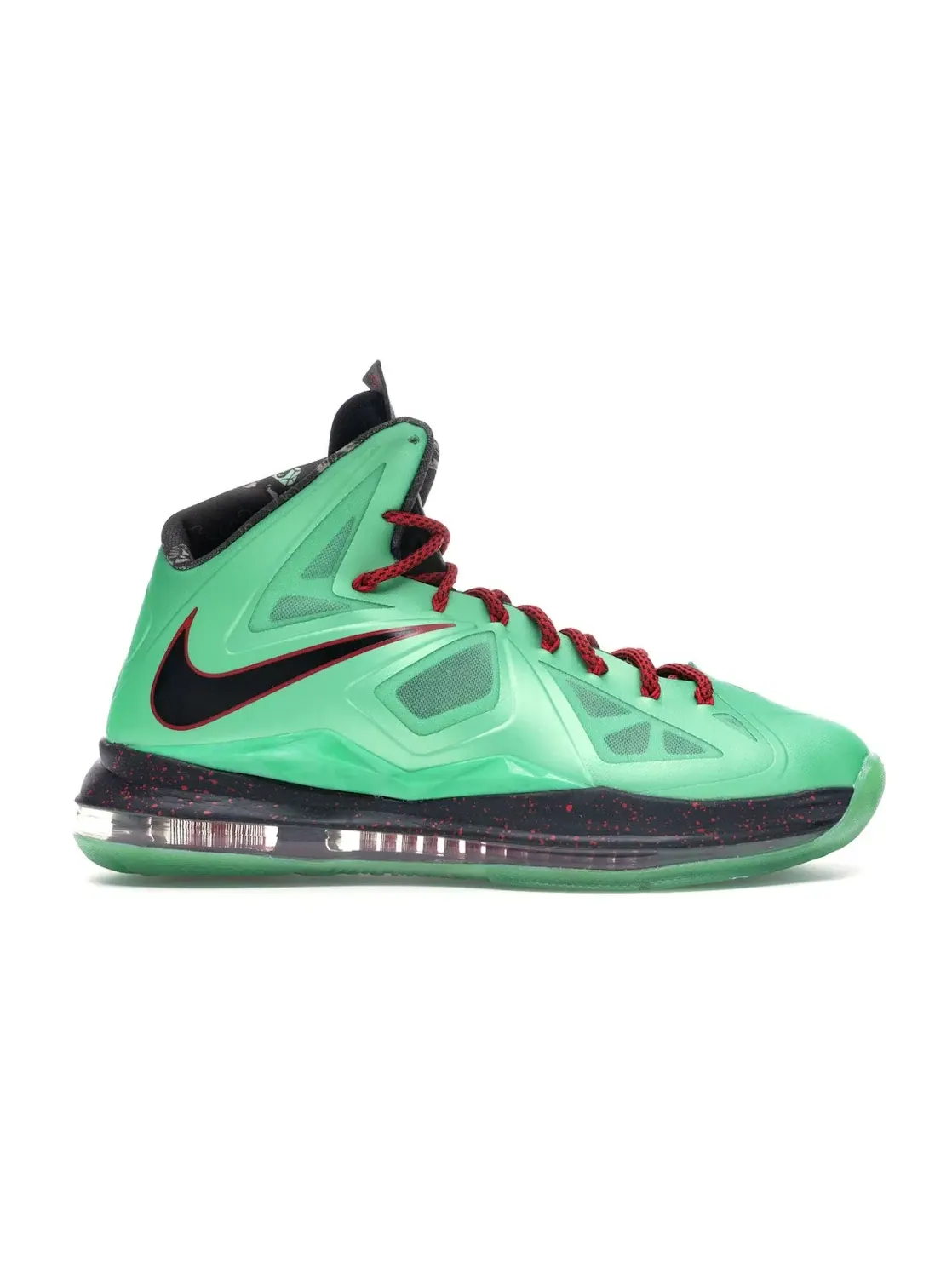 Мужские кроссовки с принтом Nike LeBron X — изображение 1 из 4, черный-красный