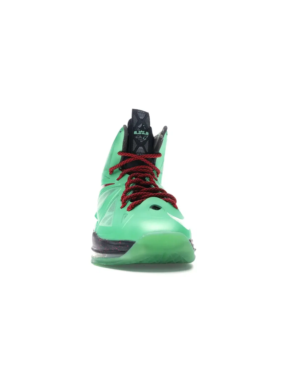 Мужские кроссовки с принтом Nike LeBron X — изображение 2 из 4, черный-красный