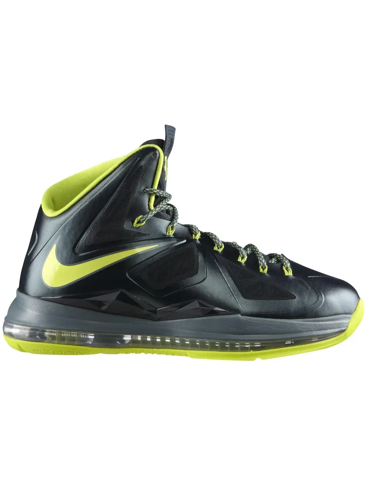 Мужские кроссовки для баскетбола Nike LeBron X — изображение 1 из 1, зеленый
