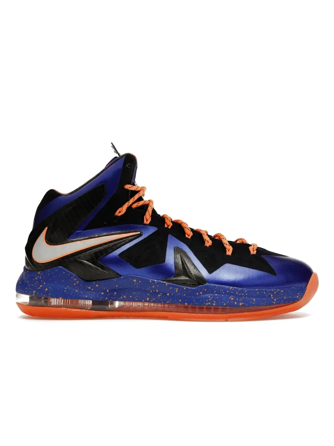 Мужские кроссовки для баскетбола Nike LeBron X Elite — изображение 1 из 4, синий/платиновый/яркий