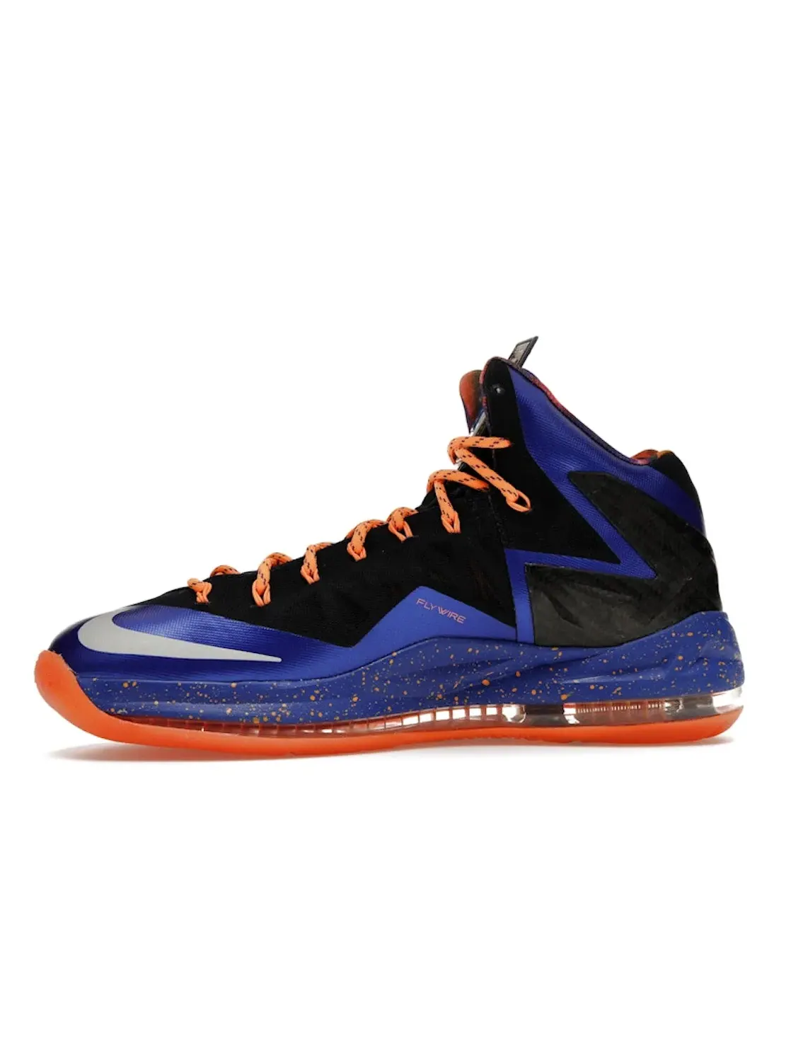Мужские кроссовки для баскетбола Nike LeBron X Elite — изображение 3 из 4, синий/платиновый/яркий