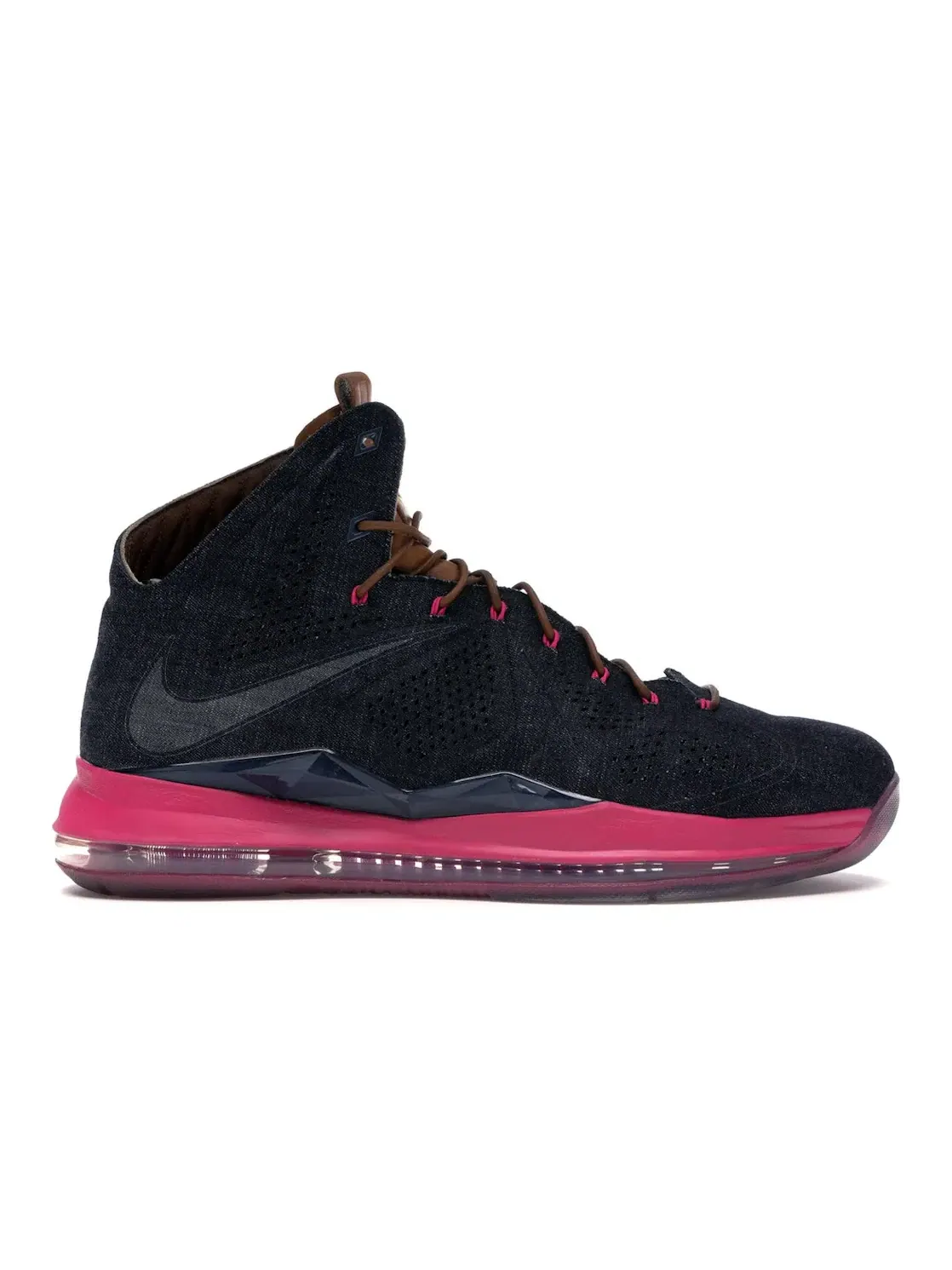 Мужские кроссовки повседневные Nike LeBron X EXT — изображение 1 из 4, темно-синий/темно-синий