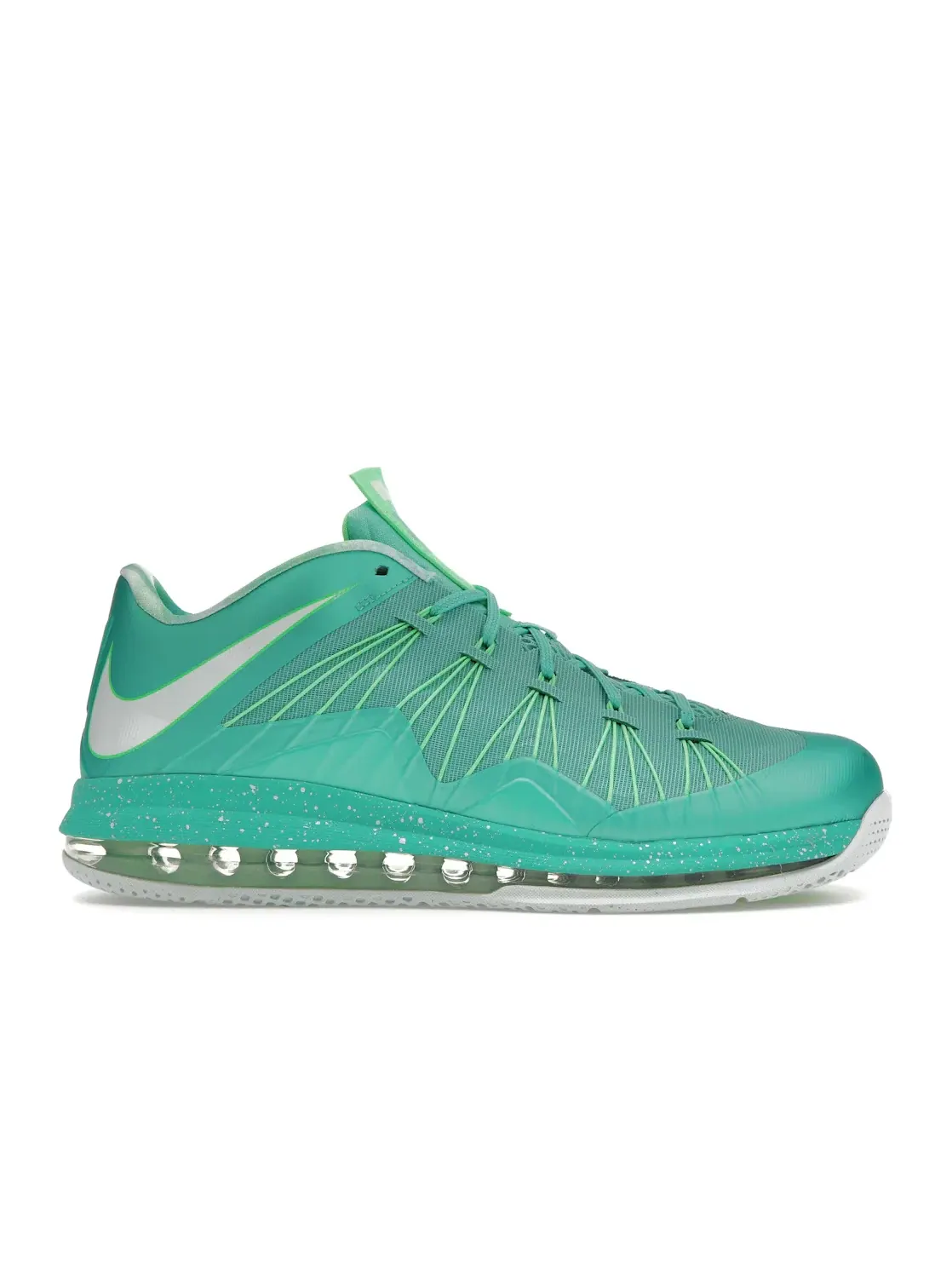 Мужские баскетбольные кроссовки Nike LeBron X Low — изображение 1 из 4, зеленый