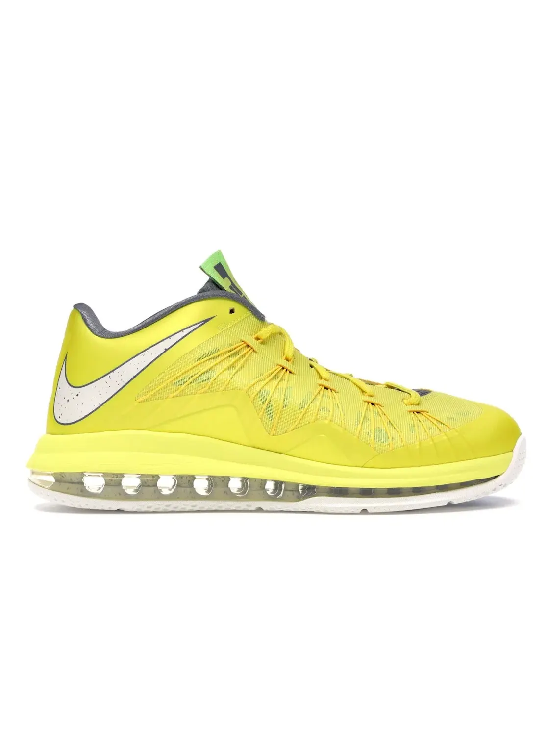 Мужские кроссовки для баскетбола Nike LeBron X Low — изображение 1 из 4, желтый/-серый-желтый