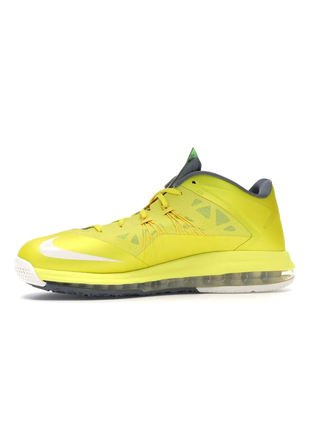 Мужские кроссовки для баскетбола Nike LeBron X Low — изображение 3 из 4, желтый/-серый-желтый