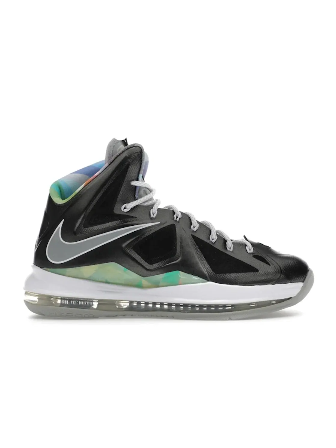 Мужские кроссовки для баскетбола Nike LeBron X — изображение 1 из 4, черный/серый