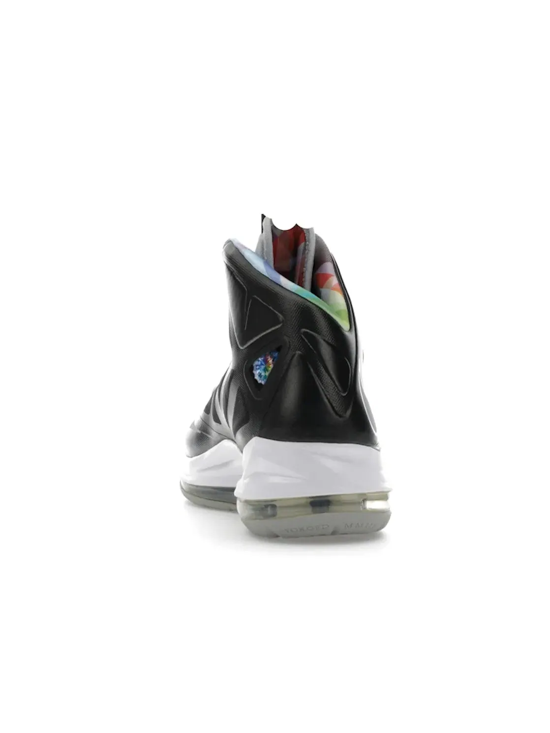 Мужские кроссовки для баскетбола Nike LeBron X — изображение 4 из 4, черный/серый