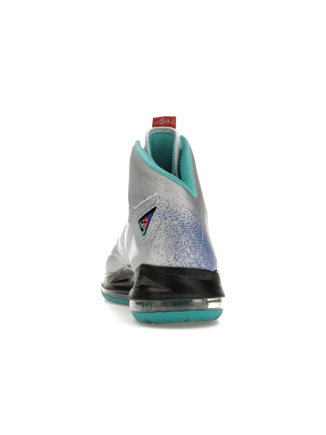Мужские кроссовки баскетбольные Nike LeBron X — изображение 4 из 4, платиновый/черный