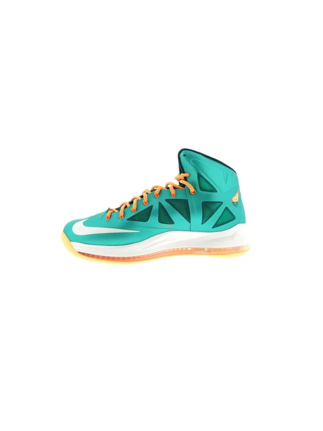 Мужские кроссовки для баскетбола Nike LeBron X — изображение 3 из 4, оранжевый