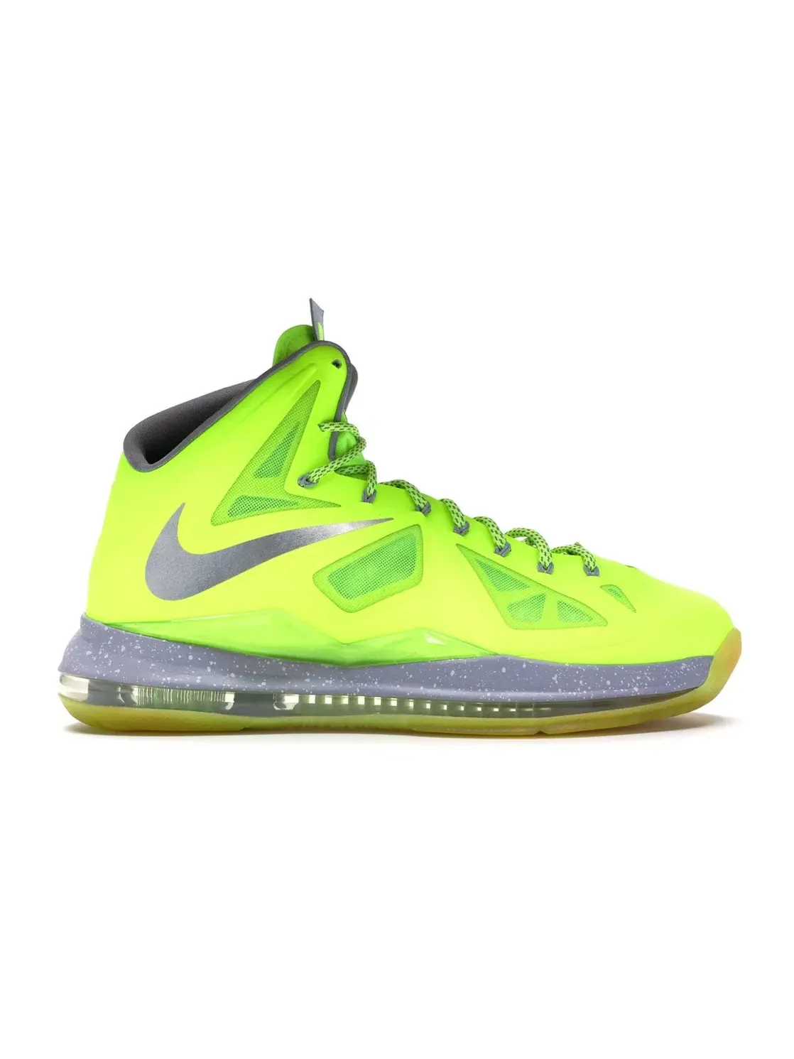 Мужские кроссовки Nike LeBron X — изображение 1 из 4, серый-платиновый