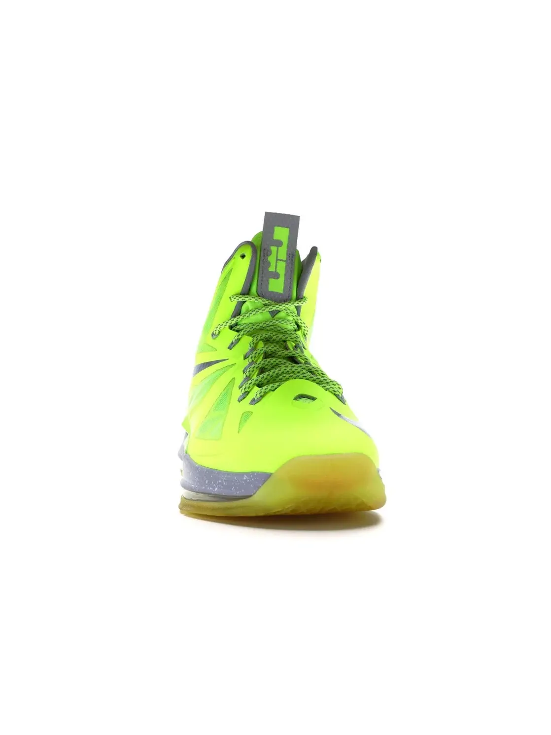 Мужские кроссовки Nike LeBron X — изображение 2 из 4, серый-платиновый