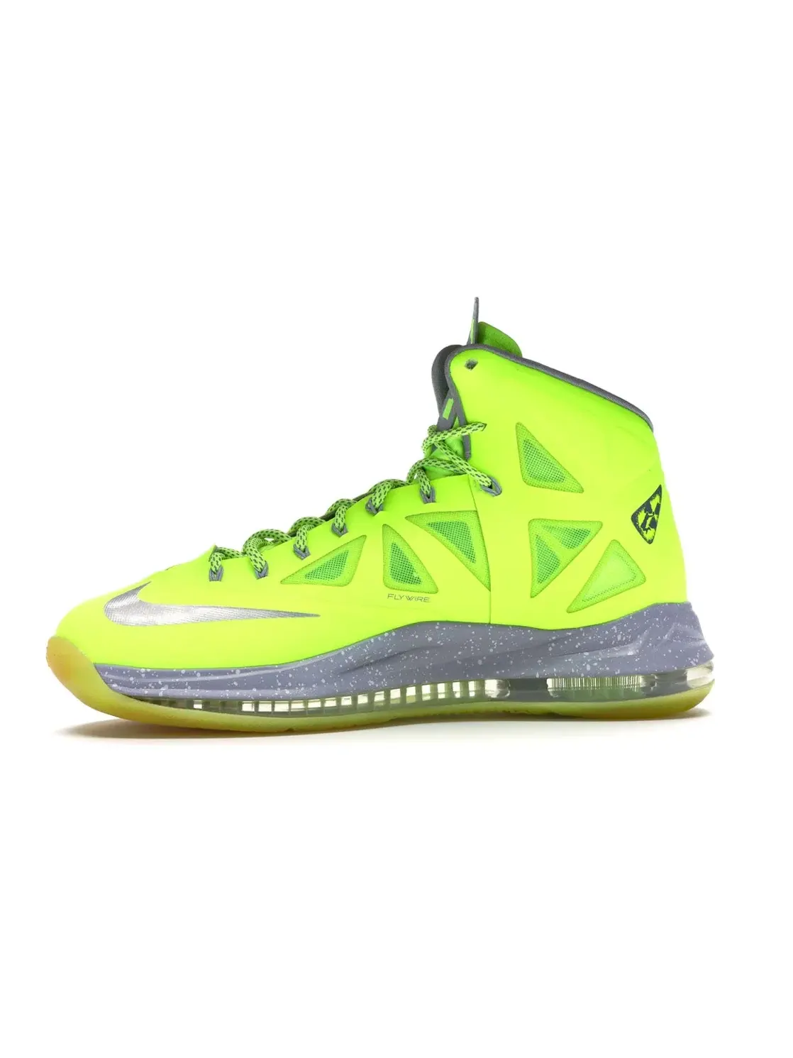 Мужские кроссовки Nike LeBron X — изображение 3 из 4, серый-платиновый